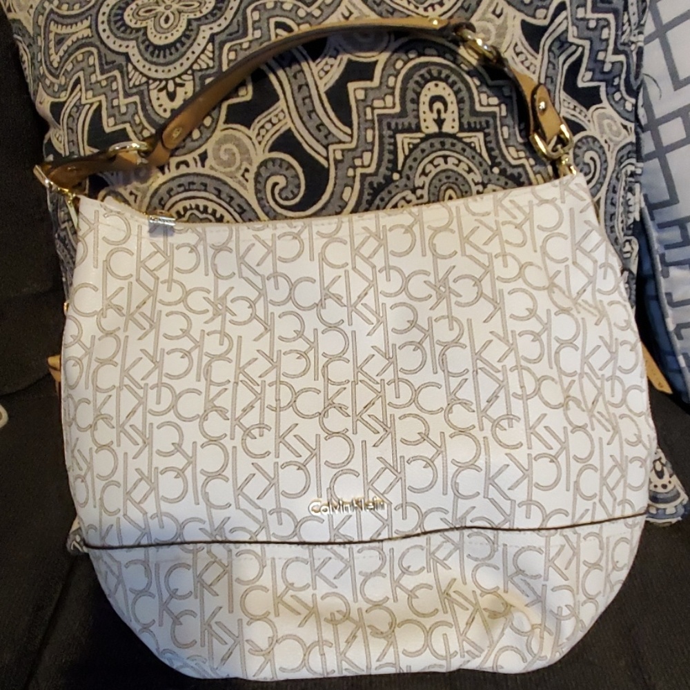 Beautiful Calvin Klein, almond color and tan